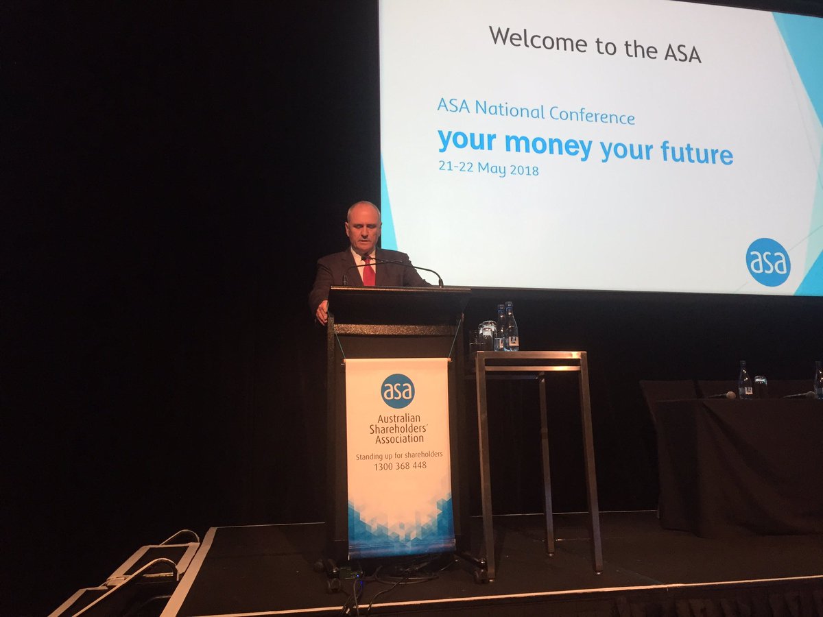 "The best antidote to complacency is ambition" - <a href="/NAB/">NAB</a> Chairman Ken Henry at #ASAconference2018 speaking on business leadership.