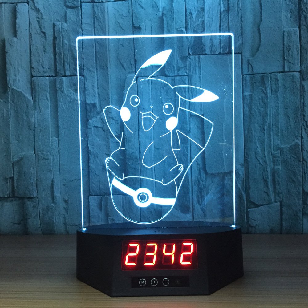 joycegii138's tweet photo. Pokemon Pikachu 3D Lamp With Digital Clock The World Of Pokemon Go https://t.co/Ann9mno3MM https://t.co/cd60l8xXH4