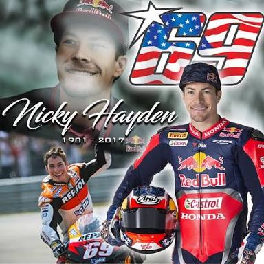 dheayuliani97's tweet photo. It still doesn't seems real!
Gone but never forgotten. We’ll never forget him. He remains in our thoughts.
Legends never die, always in our hearts.
Ride In Peace Champ!
#OneYearWithoutNickyHayden #RideOnKentuckyKid #RideInPeace #NickyHayden #SuperNicky #TheKentuckyKid #NH69 ❤ https://t.co/LFPXlW8Mmo