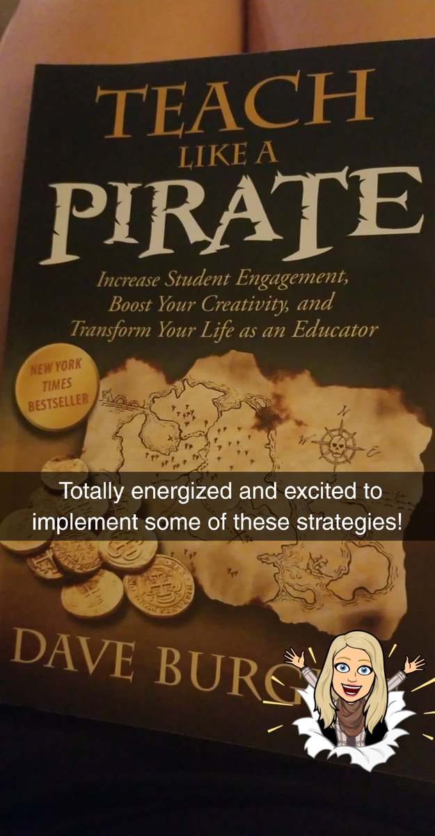 anhawkinson's tweet photo. Finally finished this amazing book. @burgessdave, I loved every minute of it! Thank you for the inspiration to #TeachLikeAPirate #BookSnaps #dhefamily #dhePD https://t.co/R8ywUIuESI