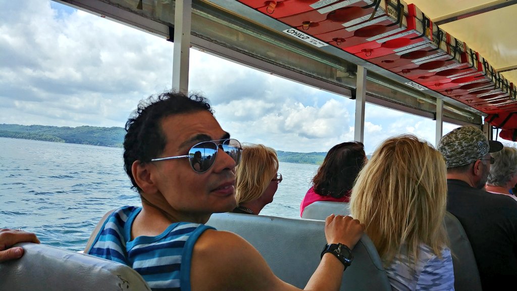 CCRIMercedes's tweet photo. What a fun tour! It was great to learn about the history of Branson while strolling land and sea (lake)! Haha #RideTheDucks #Branson2018 #CCRITrips https://t.co/aH4MEywDzc