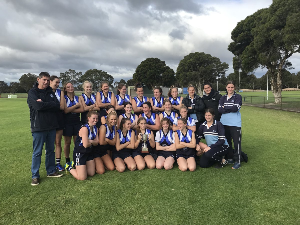 Congratulations to Sacred Heart College for winning the <a href="/AFLBarwon/">AFL Barwon</a> /GISSA Senior Girls School Football today! 9 in a row! <a href="/AFLVicFemale/">AFL Victoria Female</a> <a href="/AFLSchools/">AFL Schools</a>