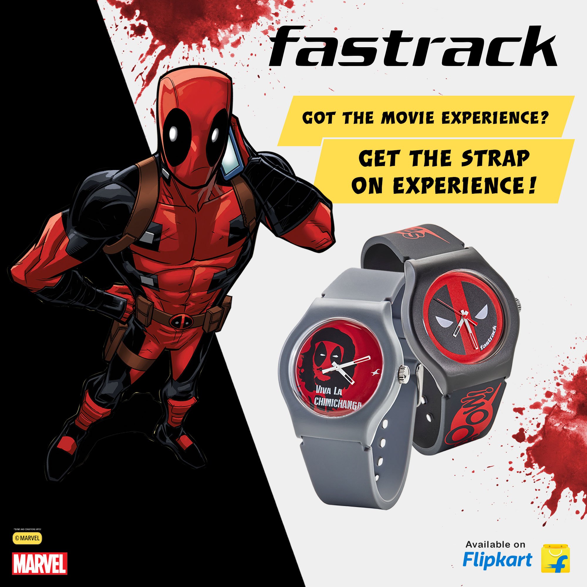 Fastrack on X Take your relationship with Deadpool to the next level and strap on an official Deadpool watch. Head to https t wwRoqTqbNV and pre order your watch now. https t lCdOb73Zrj X