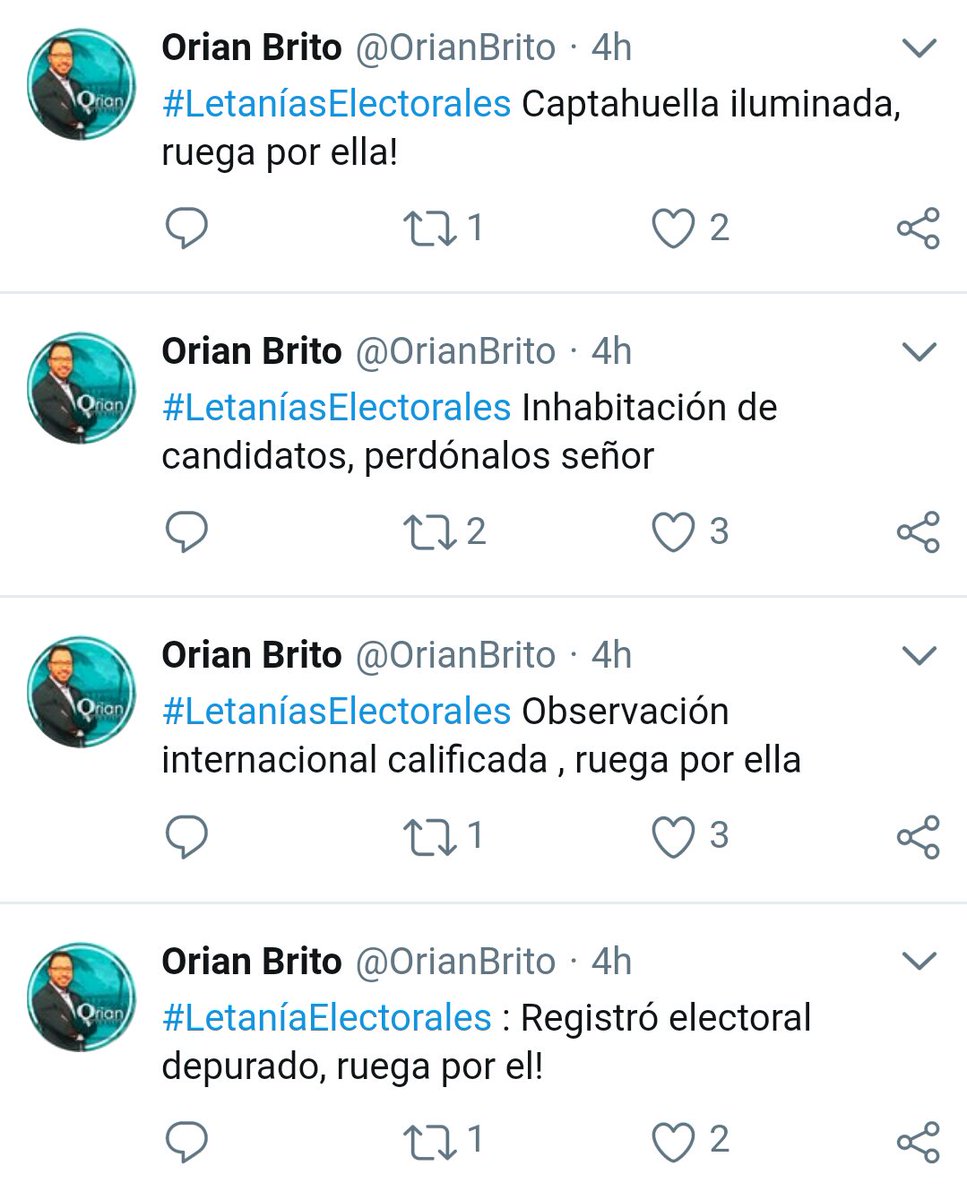 RegalLadies's tweet photo. Solo por las #LetaniasElectorales voy a seguir a @OrianBrito ¡Ah!, y por su idea del ascensor. 😂😂😂 https://t.co/qiaPPy97mP