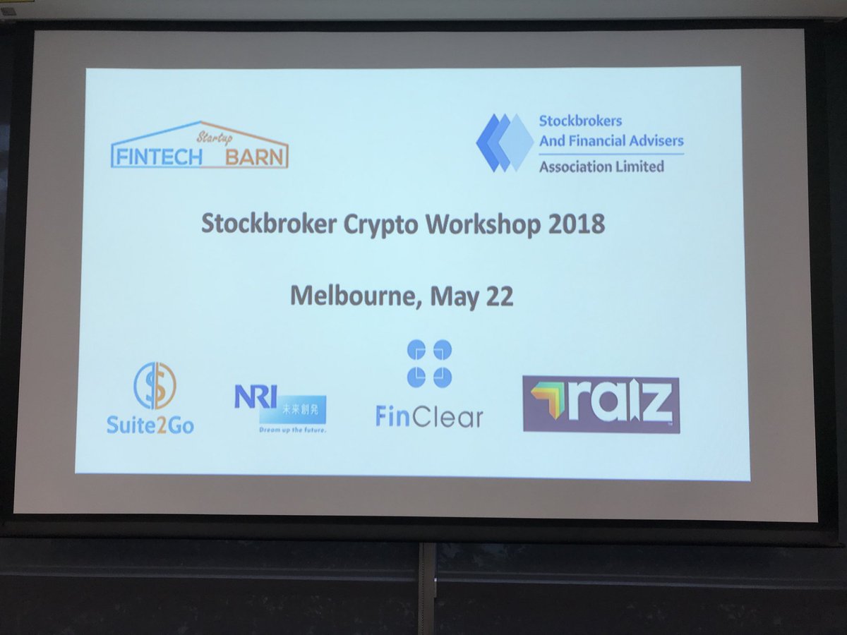 Texperkin's tweet photo. #2018SAFAA conference kicking off with the crypto workshop #FINTECHSTARTUPBARN #RAIZ https://t.co/5XxCkJOQqS