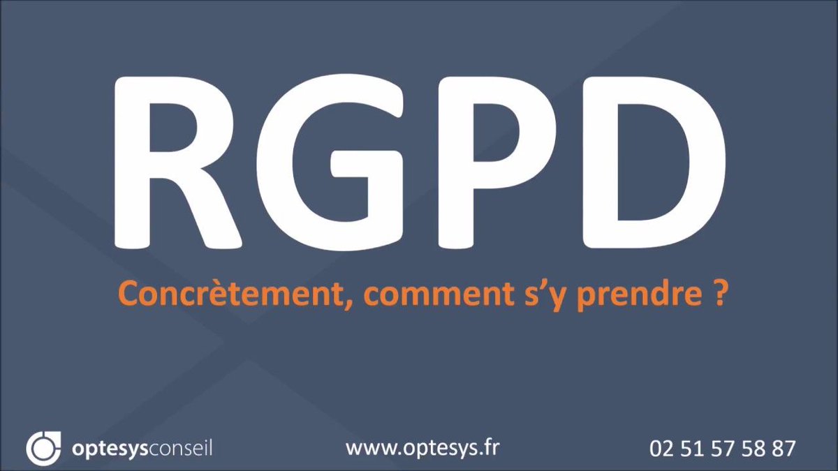 RGPD, concrètement comment s'y prendre dans mon entreprise ? Julien CARADEUC, notre consultant spécialisé RGPD vous explique en 3 minutes la stratégie à adopter #RGPD #numerique #entreprise buff.ly/2Iz2hNB