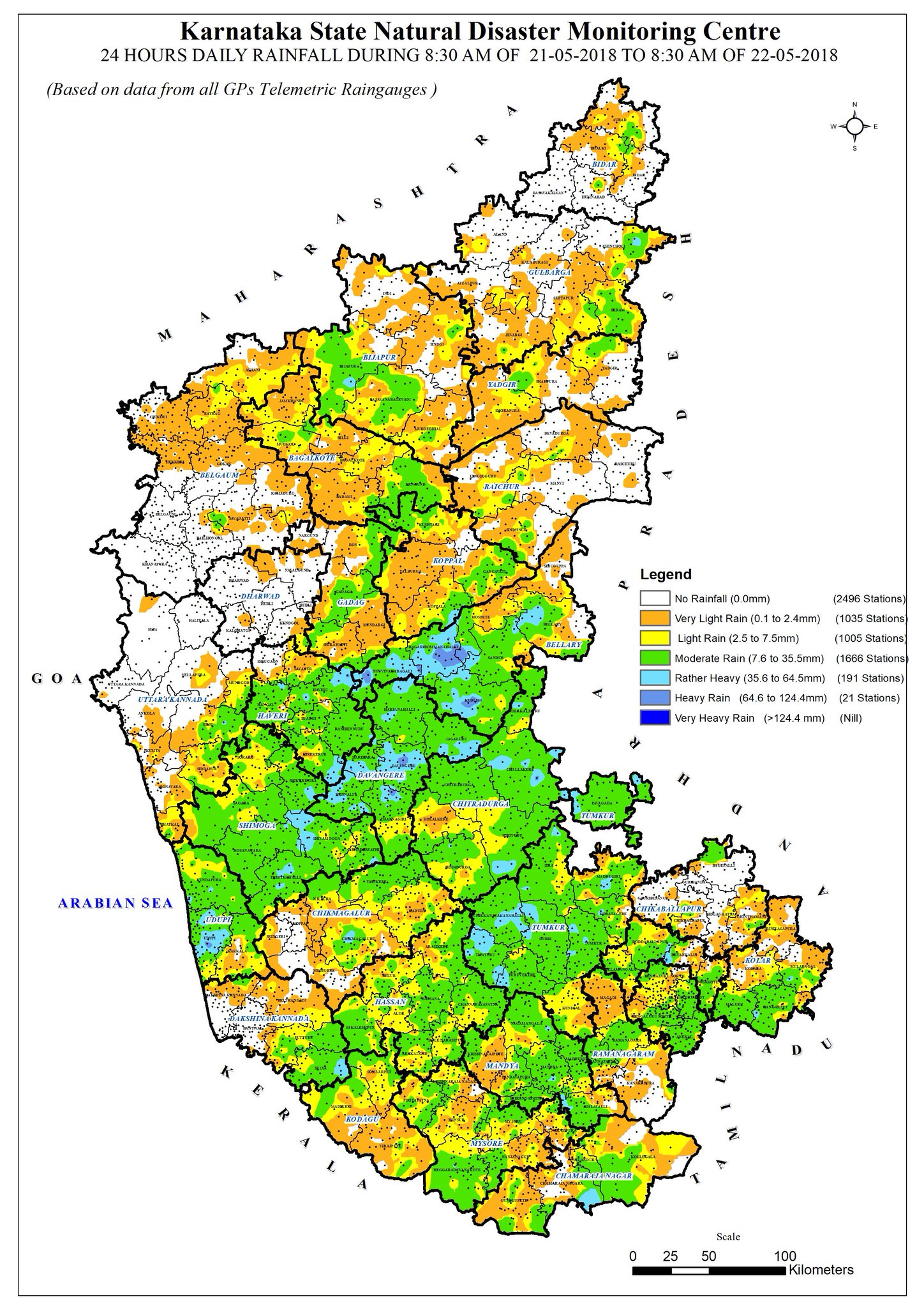 Hosanagara Taluk Map