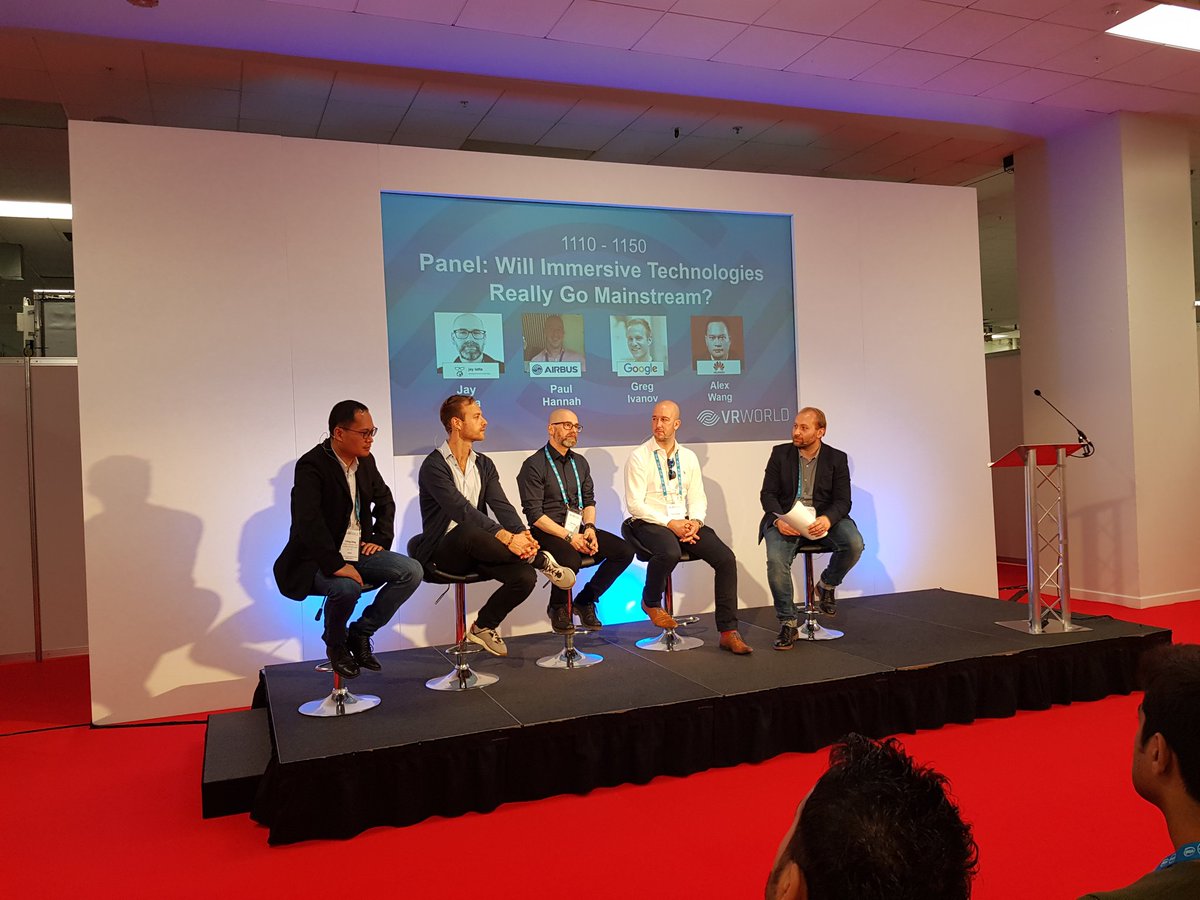 Geve3d's tweet photo. Very interesting panel @VRWorldHQ #vrworld #immersive #technology https://t.co/FmXHp2UxrO