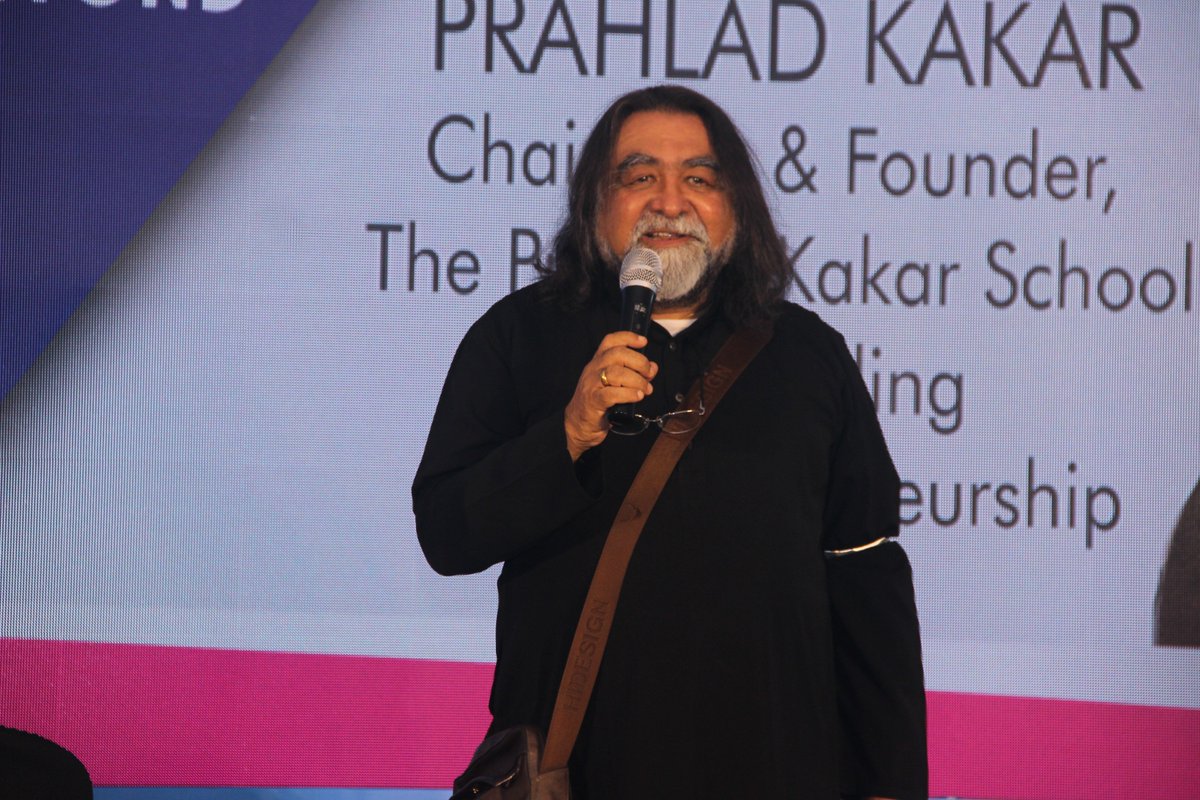 beyondfearpksbe's tweet photo. Prahlad Kakar, Founder &amp; Chairman of #PKSBE, took the stage at @EdutainmentShow to talk about how to leap #BeyondFear and also shared some tips on Branding &amp; Ad Film Making. https://t.co/6WzJYK1kTQ