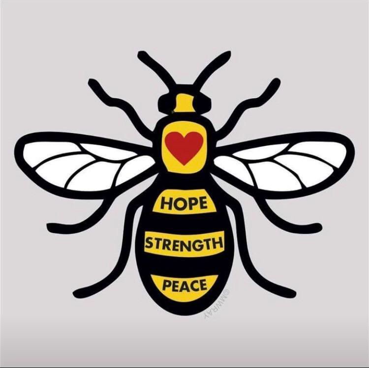 contrastrecruit's tweet photo. A day that shook the world. A day that brought the world together. So proud to call Manchester our city 💚🐝 #onelovemanchester #staystrongourkid #standtogether #22angels #neverforget https://t.co/SGi4qqYAhG