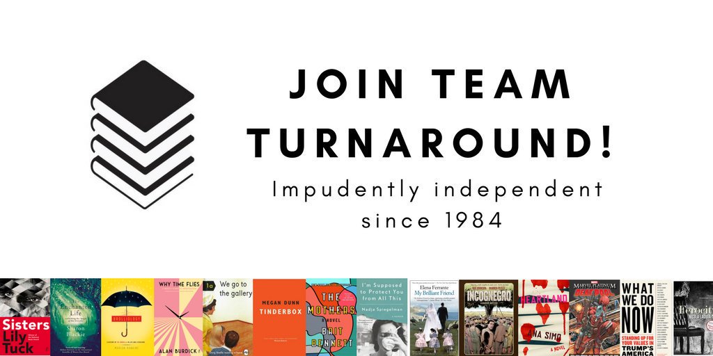 As you might guess from our timeline we work with A LOT of incredible books and publishers here at Turnaround, and we are looking for another team member to help us with them all. Ad below👇👇

jobs.thebookseller.com/Turnaround/pub… £21k pa #jobsinbooks #publishingjobs <a href="/pubinterns/">my work friends call me an #influencer</a> <a href="/SYP_UK/">Society of Young Publishers</a>