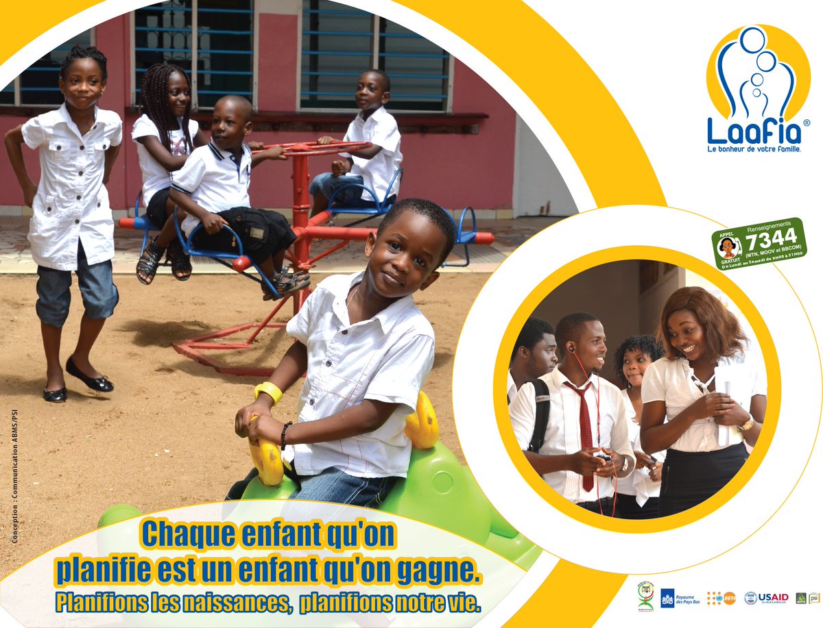 Laafia, le bonheur de votre famille. Pour en savoir plus, appelez gratuitement le 7344 ou visitez:abmsbj.org/index.php/prod…