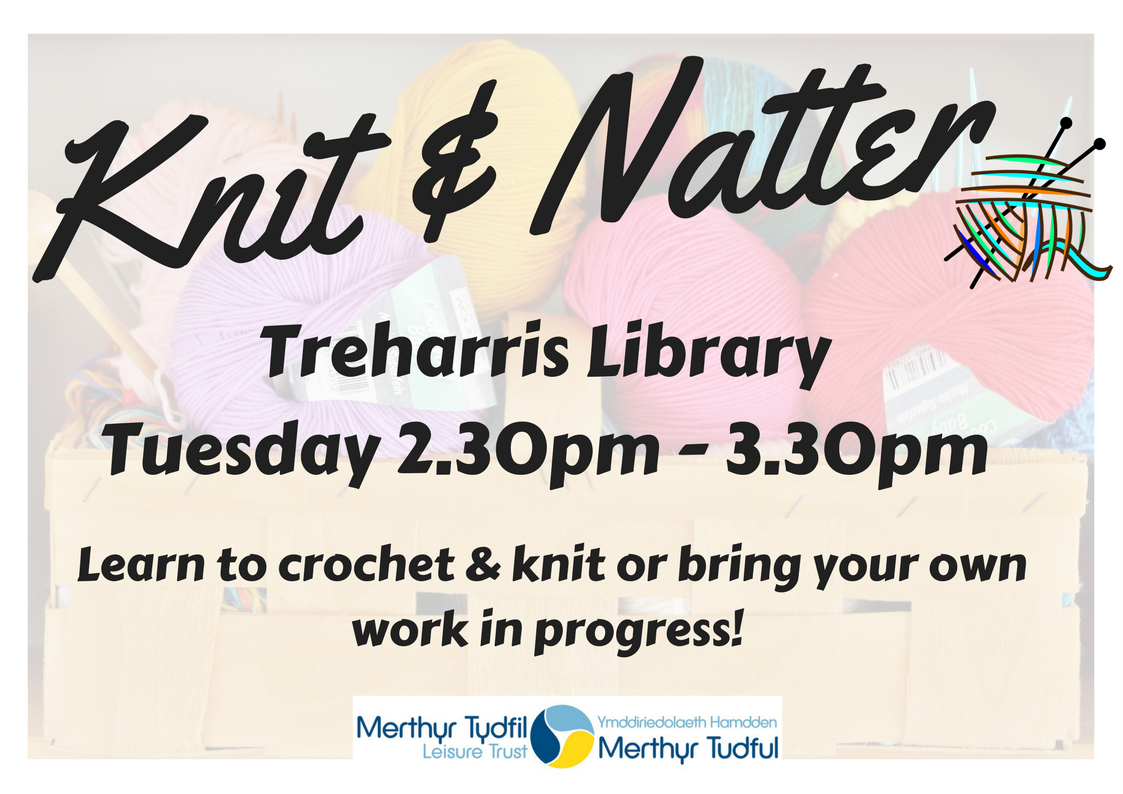 This afternoon at Treharris library!