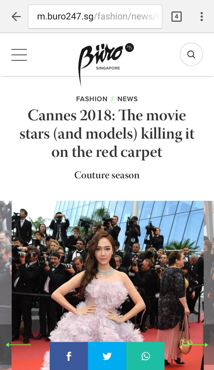hyori_sunie's tweet photo. Jessica is on Buro247, Vogue Australia and Evening Standard UK for best looks and best jewellery from the Cannes Film Festival 2018 https://t.co/ipJKyuABeQ