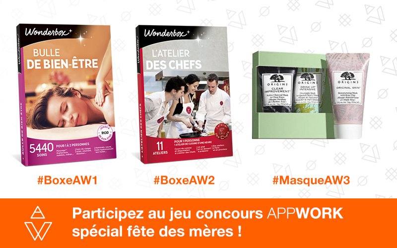 AppWorkCE's tweet image. #JeuConcours La meilleure des fêtes des mères avec AppWork ! RT + like + commentez en utilisant le # du cadeau que vous souhaitez ! @AppWorkCE
Info 👉 app-work.com/fete-des-meres…
#AppWork #comitédentreprise #concours #fêtedesmères