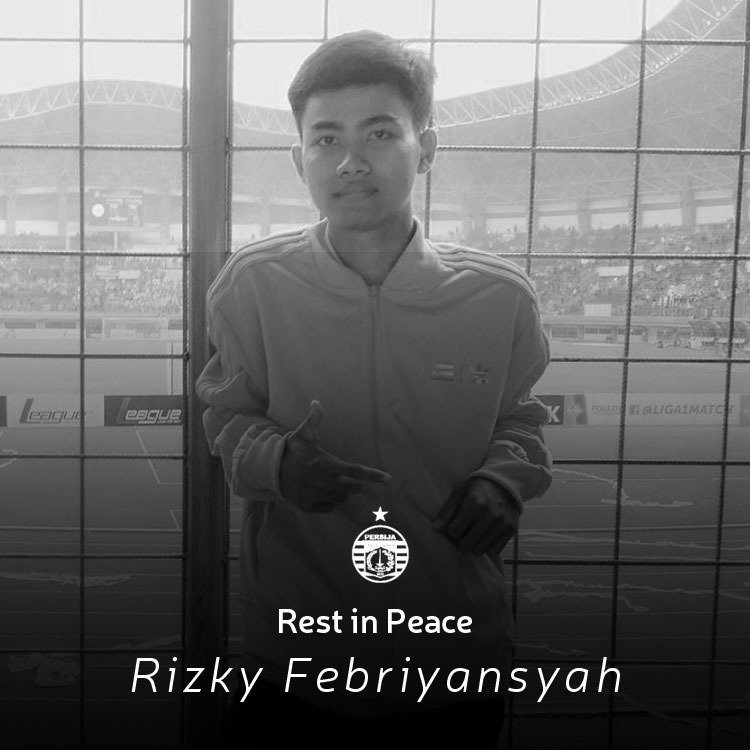 Dimanapun Persija berlaga tidak menyurutkan semangat Rizky Febriansyah untuk datang dan mendukung Persija Jakarta.

Rest in Peace, Rizky Febriansyah. Semangatmu tak akan pernah kami lupa! #JakmaniaBerduka #JakartaBerduka #PersijaJakarta