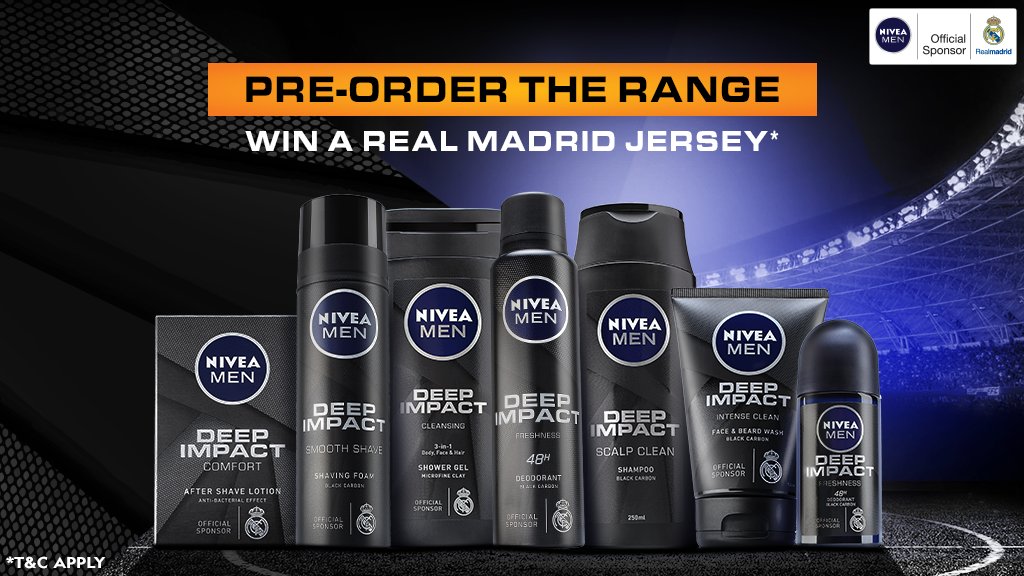 nivea men deep range