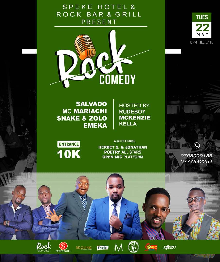 RogersSsempa's tweet photo. Rock is the place to be
#kaishadogtrainersuganda
Brings you good comedy 
Happening every Tuesday see you there https://t.co/OlpHWsMfHP