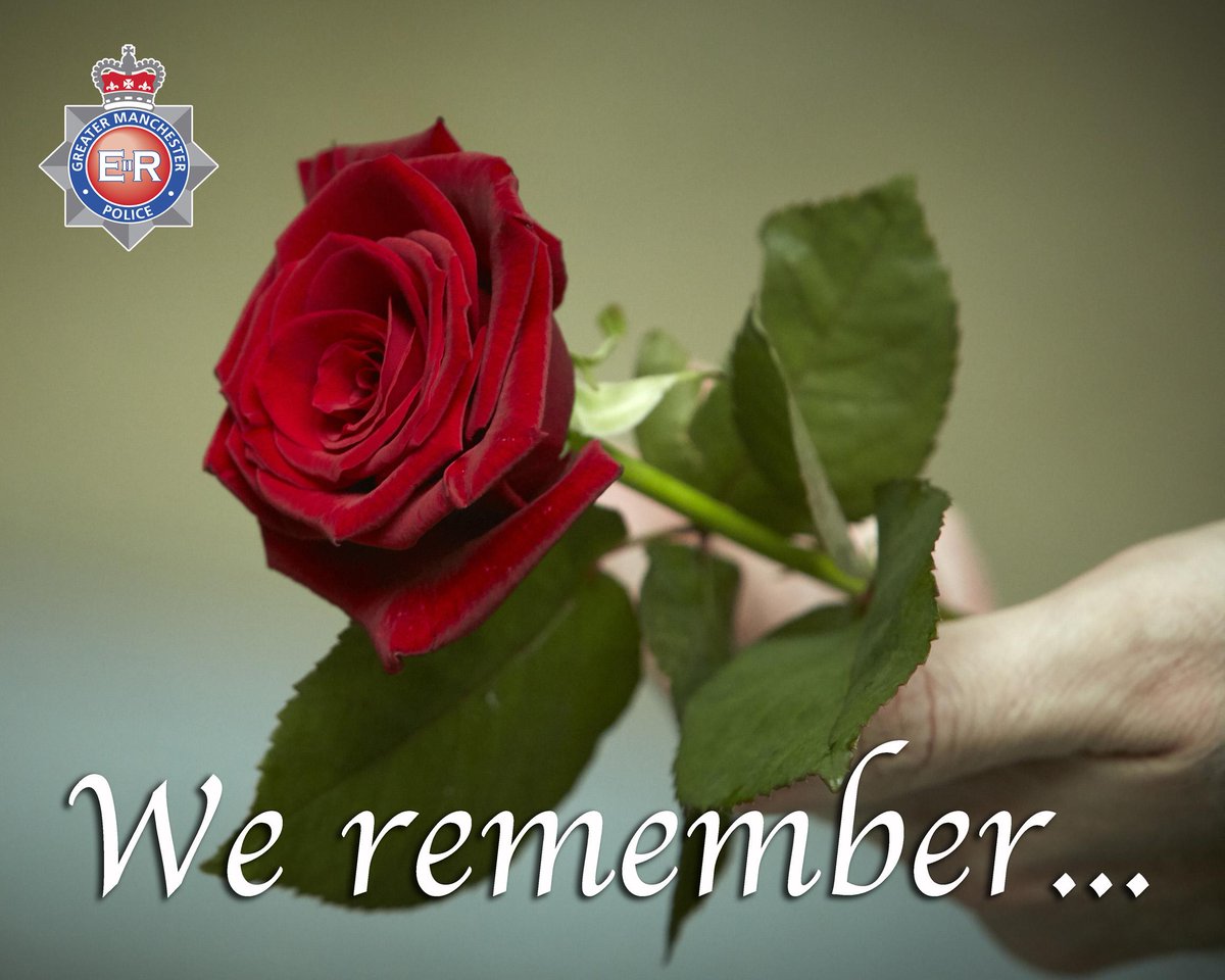 gmpolice's tweet photo. Today we remember the 22 lives lost in the Manchester Arena attack on 22 May 2017. https://t.co/4O3cIs6psP