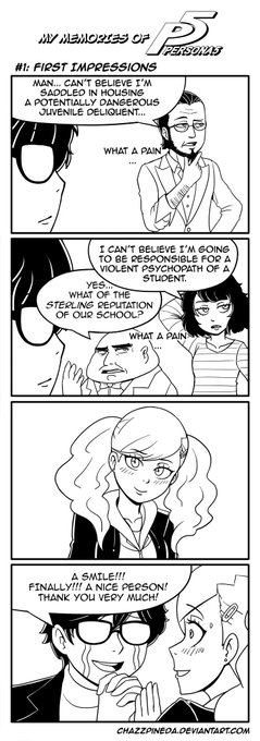 #Persona5 #Persona5TheAnimation 
How I remember playing through Persona 5.

P5:TA is fine as an adaptation, but the game is so much better. 
