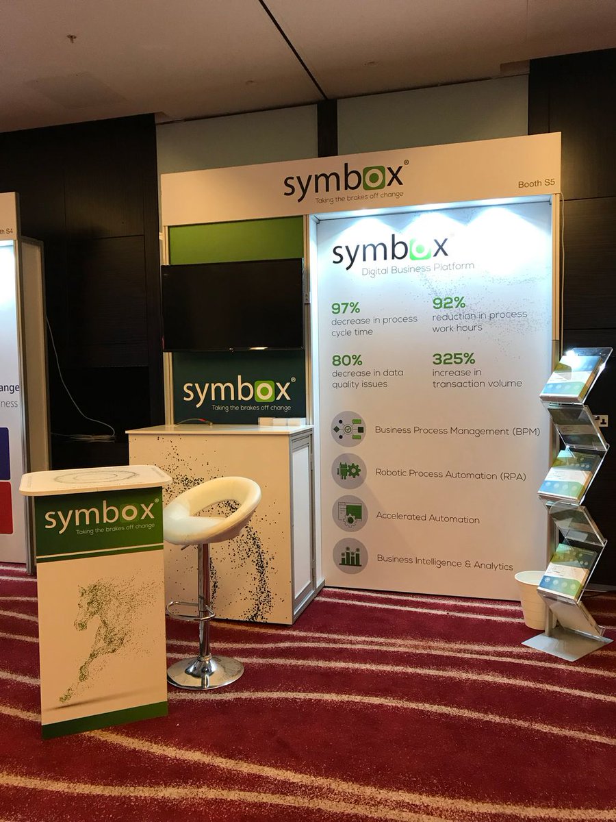 SymboxLtd's tweet image. The team are set up and ready to go at the #GartnerEA  Summit in London. Don’t forget to stop by our booth for the networking event this evening. #Symbox
