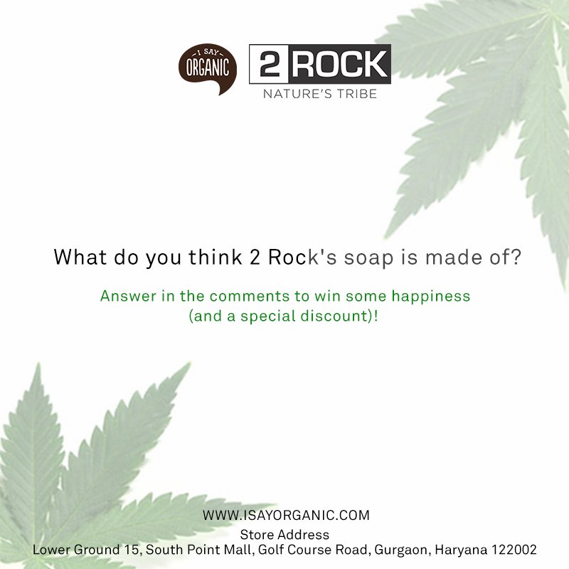 ISayOrganic's tweet photo. #contestalert
We are joining hands with our friends at #2rock who make handmade, herbal goodness for our skin! Their newest #brainchild is Gratitude - and we are running a #contest around it! 5 lucky winners get a FLAT 15% OFF!
Question 1! Get, set, go! https://t.co/xxZuo2P0vL