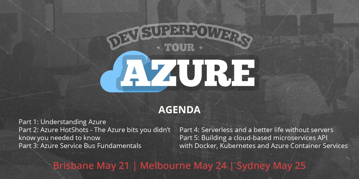 SSW_TV's tweet image. #Sydney, is your organisation thinking of moving to the #cloud, but don&apos;t know if @Azure is for you? Join us for the #AzureSuperpowers Tour and get a great overview of Azure, including #LogicApps and #CognitiveServices.