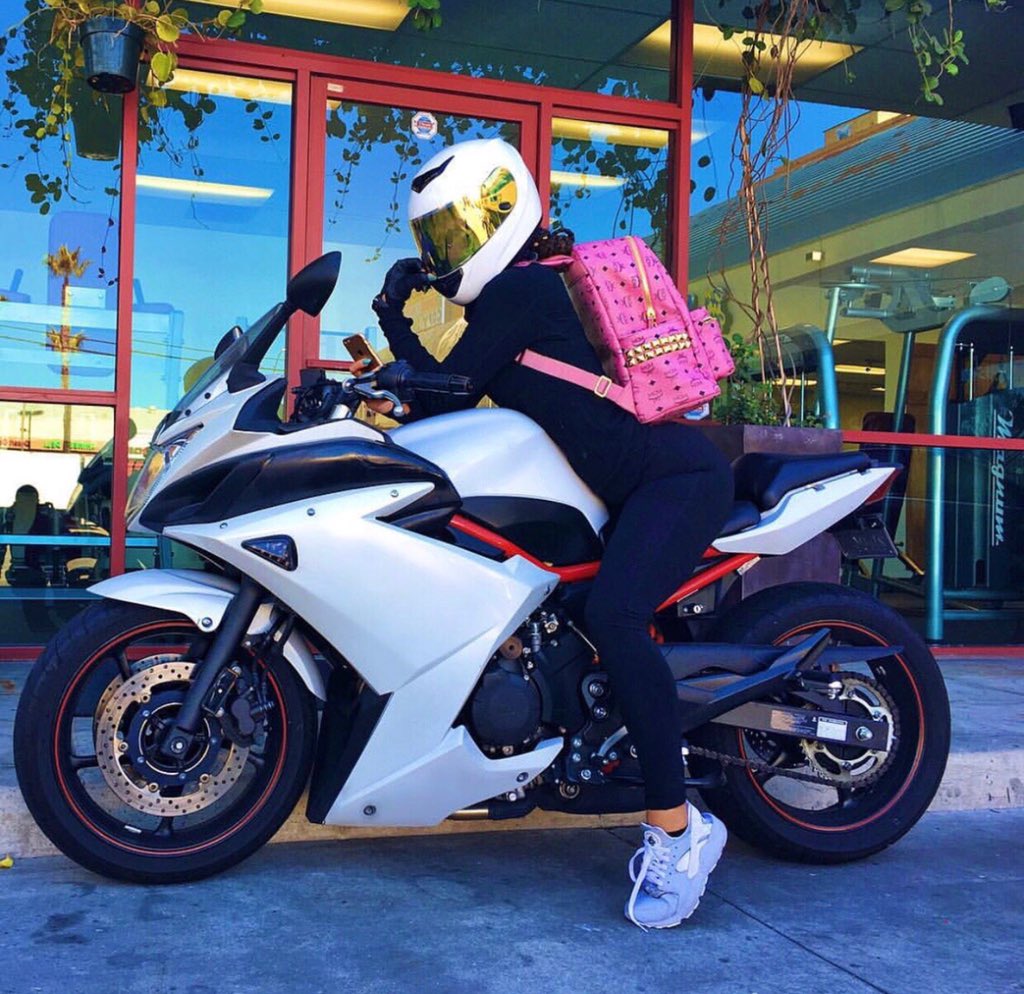 jenafrumes's tweet photo. I miss riding! Time to get a new bike.🏍💨✨ (I still have this one she’s just bruised up😅) https://t.co/wDoIKNsqUG