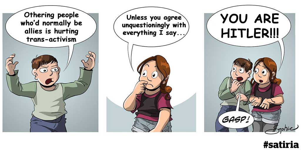 RogSat's tweet photo. @Ovalegal @sliceofpi3 A couple from @SatiriaNews... #AssignedMale #PeakTrans #satiria https://t.co/WXoqEWqDsU