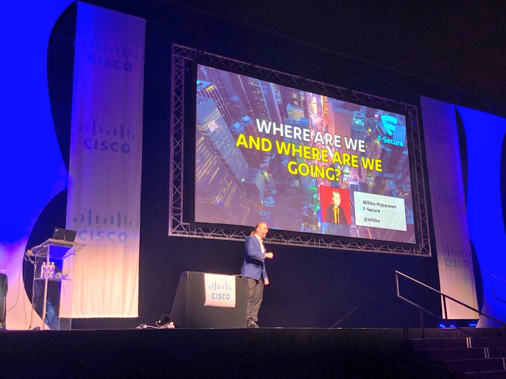 jaysonstreet's tweet image. Another awesome keynote from @mikko engaging, entertaining &amp;amp; educational as always! :-) #ITWebSS2018