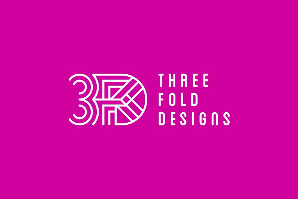 DesignAdelaide's tweet image. The number three is the core idea for this branding project—an identity refresh for Threefold Designs. goo.gl/qdketh