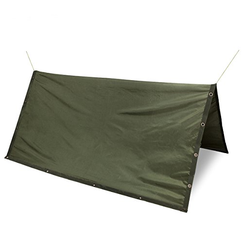 FREE SOLDIER Multi-Purpose Waterproof Tent Tarp Blanket Mats Tactical Shelter Rain Fly for Hammock - goo.gl/5emnKm