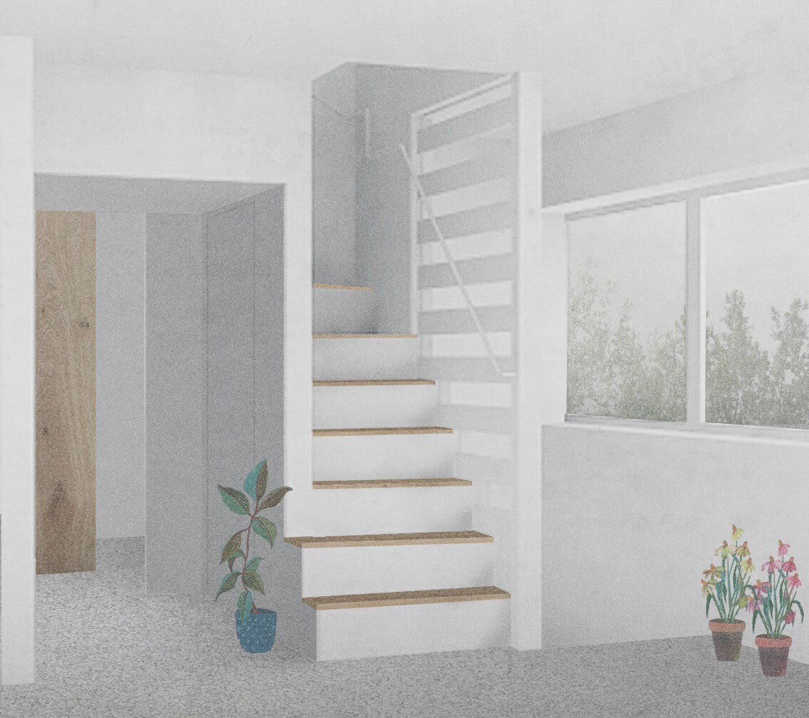 from_works's tweet photo. Staircase study exploring a balustrade / wall referencing the ‘as found’ condition within #FromWorks loft #conversion and #extension project in #SouthLondon - #Sheffield #MadeinSheffield #SheffieldIsSuper https://t.co/84hLreE2Al