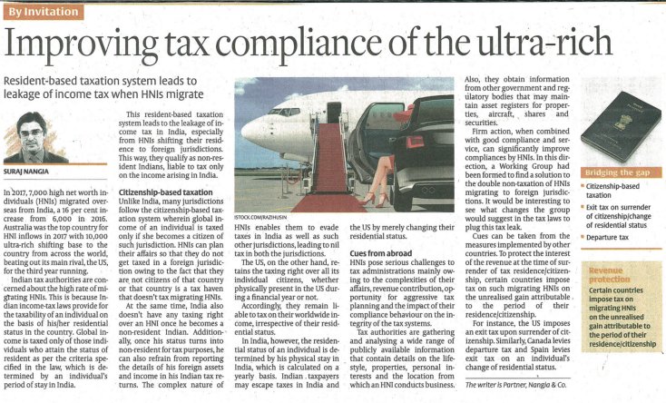 Suraj Nangia (@surajnangia) on Twitter photo India’s tax regime goes easy on Indian’s moving out of India and becoming NRI, whereas US taxes its citizen on global basis even after they have physically moved out of US. My article on HNWIs bidding adieu to India - under tax scanner in <a href="/businessline/">businessline</a> lnkd.in/fFU5jKN India’s tax regime goes easy on Indian’s moving out of India and becoming NRI, whereas US taxes its citizen on global basis even after they have physically moved out of US. My article on HNWIs bidding adieu to India - under tax scanner in <a href="/businessline/">businessline</a> lnkd.in/fFU5jKN