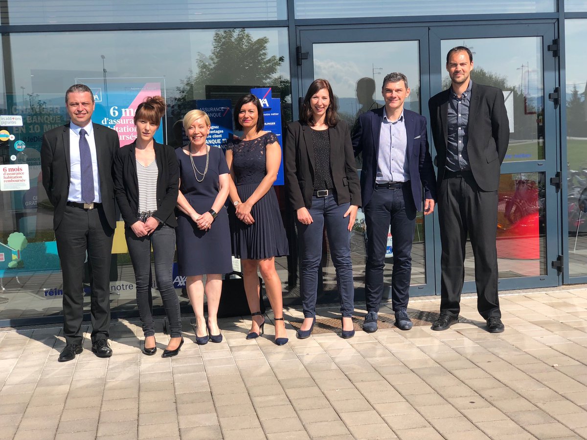 Magnifique équipe #AXA Ehlinger à Saint Dié des Vosges. Un des piliers de  la croissance de la région Nord Est. <a href="/AXA/">AXA</a> <a href="/MarieeOlivier/">Olivier Mariée</a> @mbebear <a href="/MathieuBrout/">Mathieu Brout</a>