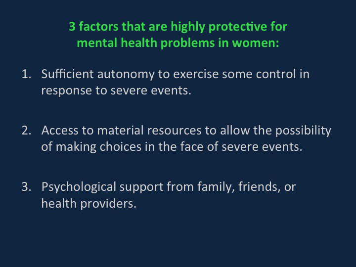 AsmaHumayun's tweet photo. Thanks @icubedigital for inviting a session on #Women #MentalHealth in a recent conference #HackThePad - 3 highly protective factors include sufficient autonomy &amp; resources to exert some control in decision making in face of severe events &amp; psychological support from family. https://t.co/K18lKtstNi
