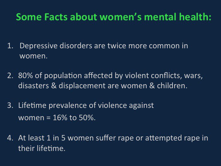 AsmaHumayun's tweet photo. Thanks @icubedigital for inviting a session on #Women #MentalHealth in a recent conference #HackThePad - 3 highly protective factors include sufficient autonomy &amp; resources to exert some control in decision making in face of severe events &amp; psychological support from family. https://t.co/K18lKtstNi
