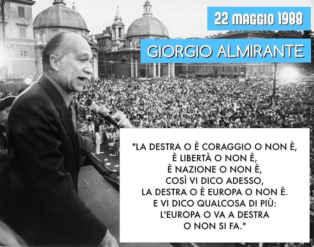 #GiorgioAlmirante #22maggio