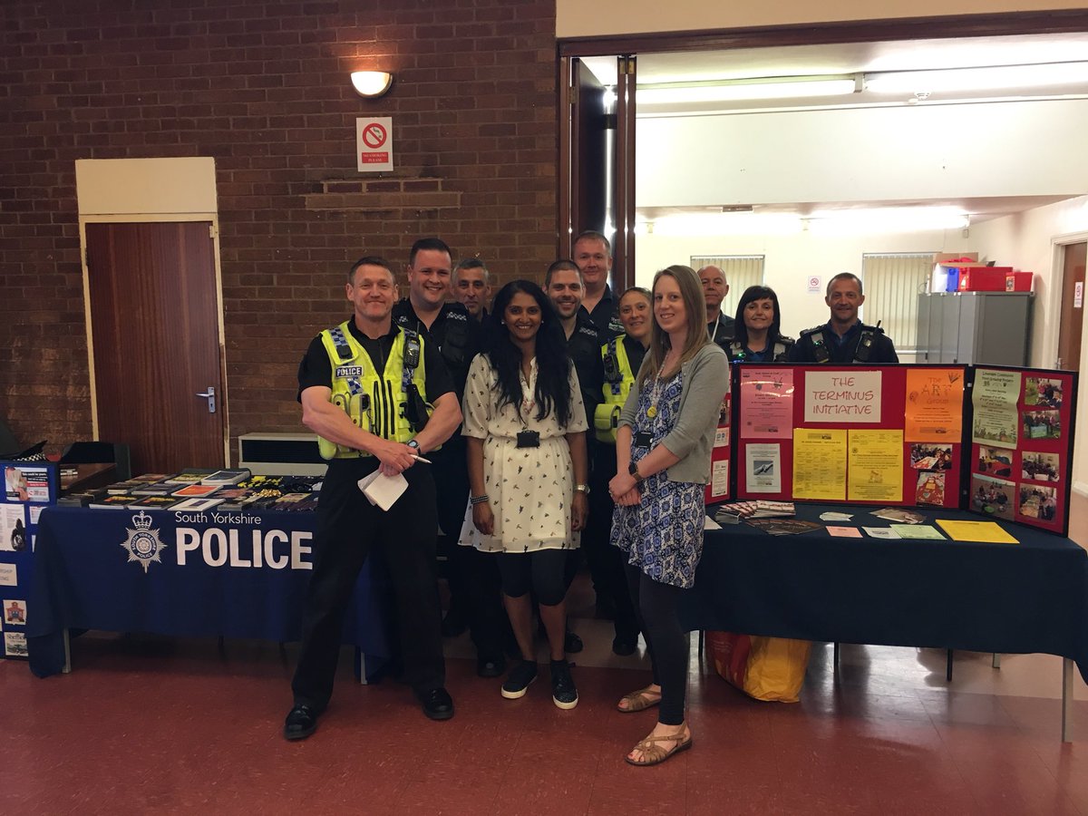 terminus_the's tweet photo. Come and see us at Gresley Rd tenants hall for the neighborhood policing Day of Action @SheffWest_NHP @ReachSouthSheff @AgeBetterSheff https://t.co/BjUrRnV1Kk
