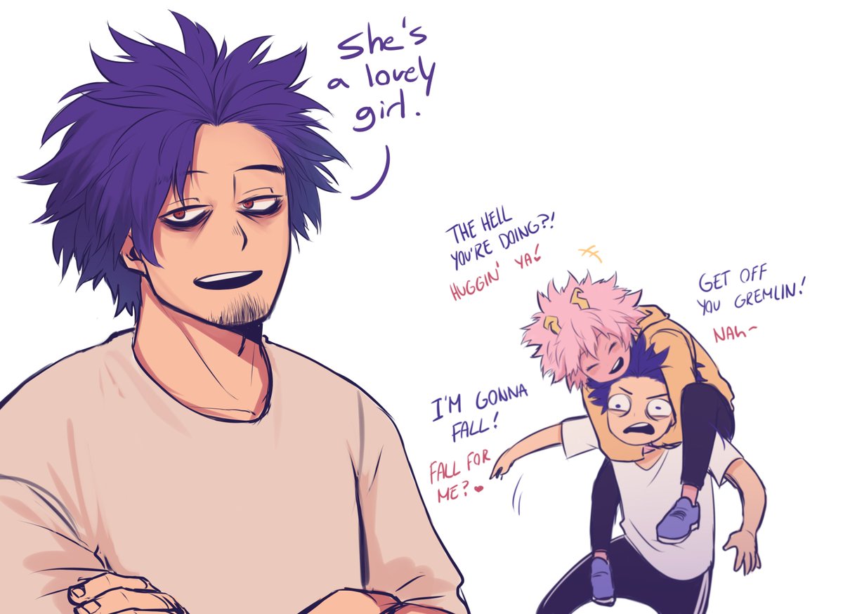 keiidakamya's tweet photo. '' What Hajime thinks about Mina? (As Shinsou's girlfriend) '' https://t.co/huxMSxkh7n