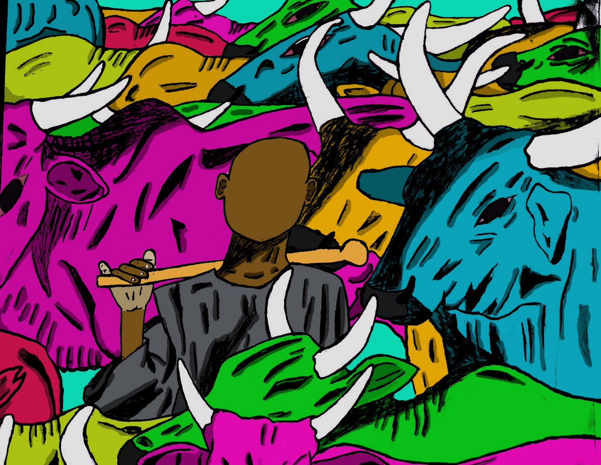 Eli_Afrika's tweet photo. Finally did that Photoshop trick @RedNivicent @_ElideJNGL
Blank face x Candy Cows [1/5]
 #illustration #illustrator #artistsoninstagram #drawingoftheday #lovingart #031talent #digitalpainting #DigitalArtWork #digitalartist #cartoonist #fromthemind #fromthesouthafricanyouth https://t.co/ggQSgRlM5H