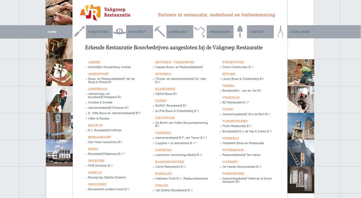 Altijd al eens willen kijken op een bouwplaats? De beste manier om kennis te maken met bouw &amp; restauratie! Zaterdag 2 juni op de Dag van de Bouw ben je van harte welkom, Ook leden van de Vakgroep Restauratie doen mee: ow.ly/Zw3n30k5DnC @dagvandebouw