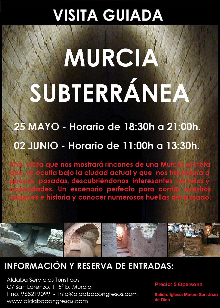 Descubre una ciudad diferente, la Murcia subterránea