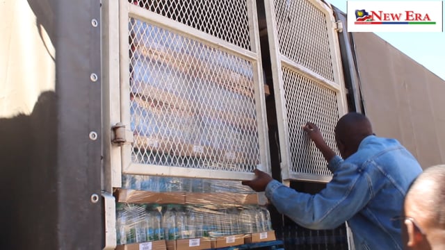NewEraNewspaper's tweet photo. Video:  Ohlthaver &amp; List Group donates bottled water for the National Clean-Up Campaign
#CleanUP_Campaign https://t.co/XoXMIaPnI8 https://t.co/Y1C9EaCaCl
