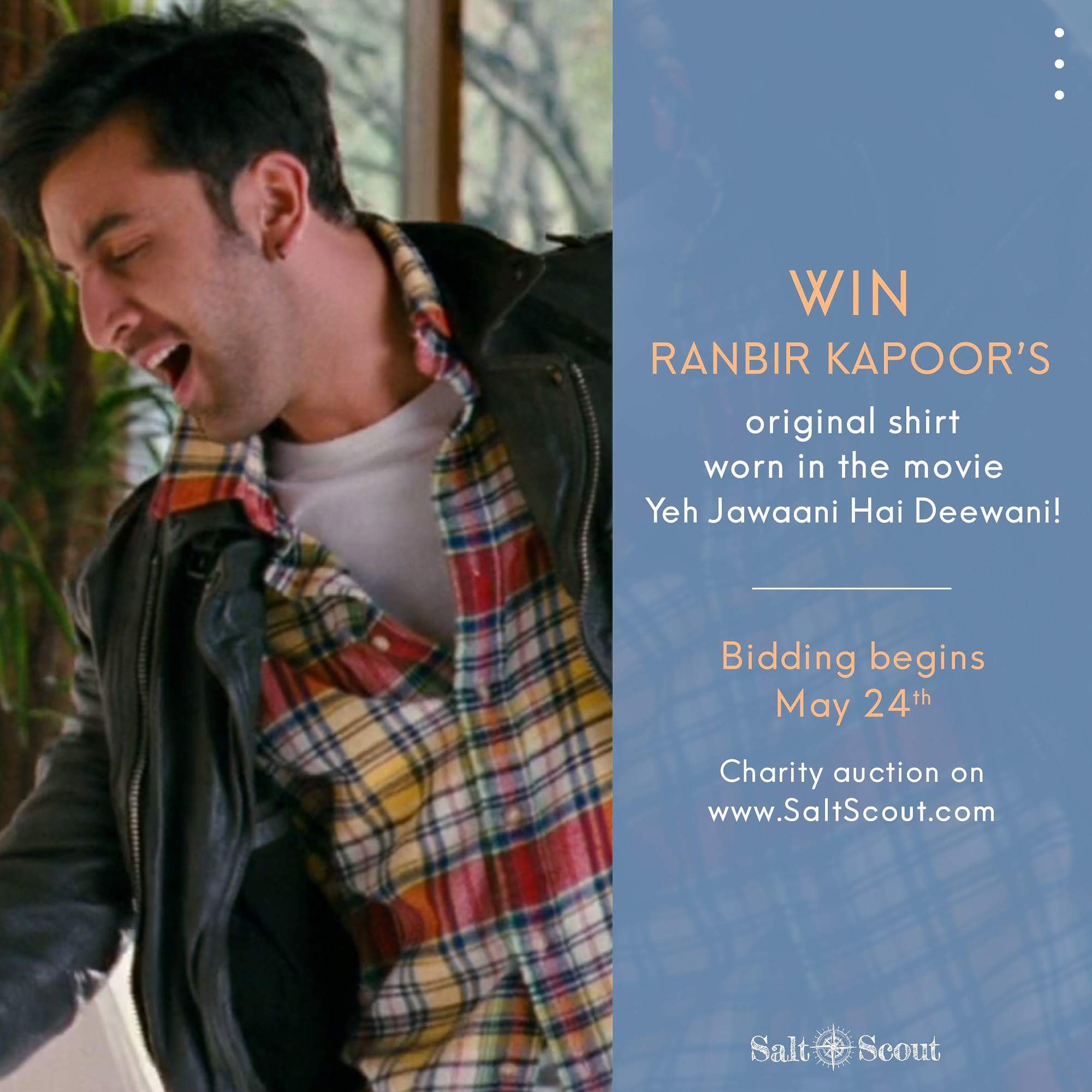 SaltScout on X: A SHOUT OUT TO ALL RANBIR KAPOOR FANS OUT THERE You can  own this shirt worn by one of your favourite characters Bunny essayed by Ranbir  Kapoor in Yeh