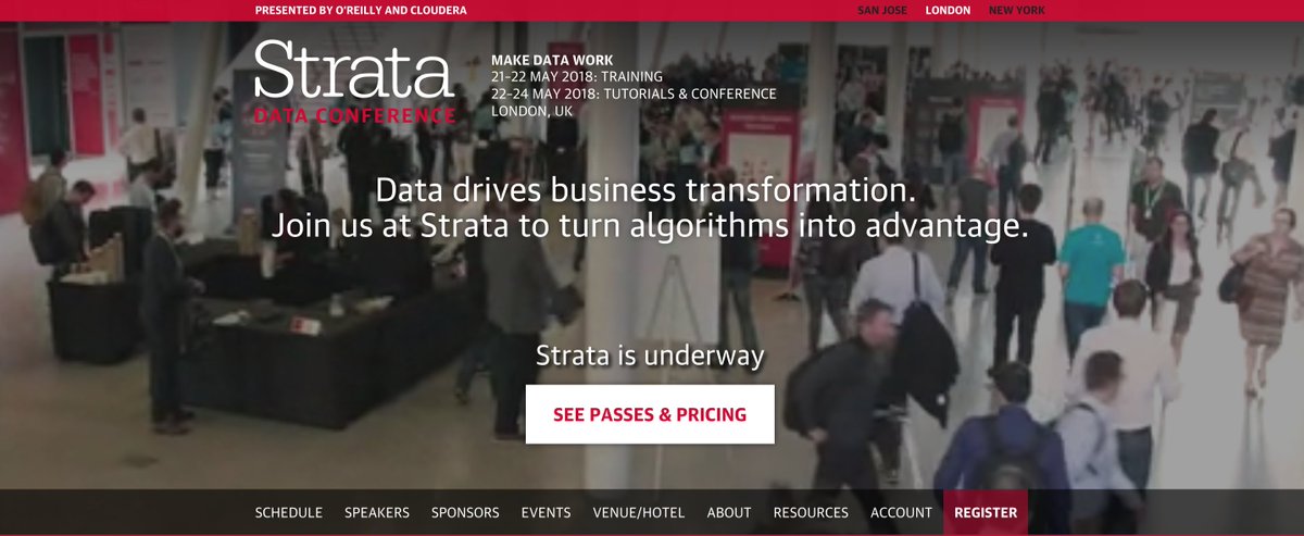 heibalvin's tweet photo. Pleased to be speaker @StrataConf. Join #Atos and myself from 2:55 - 3:35 PM: “#ClickFox: Customer journey analytics powered by #OpenStack and #Cloudera”. https://t.co/SI19MOZ28C https://t.co/ohN7rb9elE