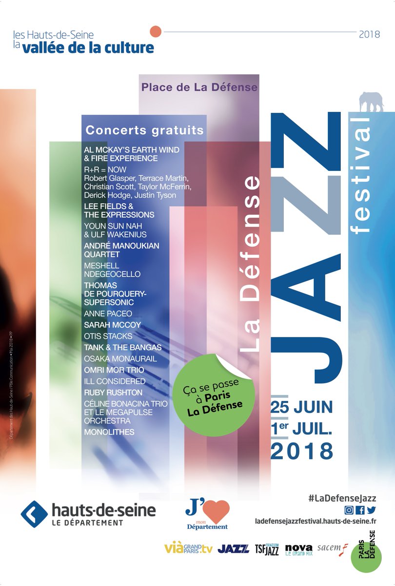 RÃ©sultats de recherche d'images pour Â«Â la dÃ©fense jazz festival 2018Â Â»
