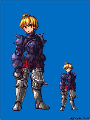 ラムザ・ベオルブ（Ramza Beoulve） #pixelart #FFT