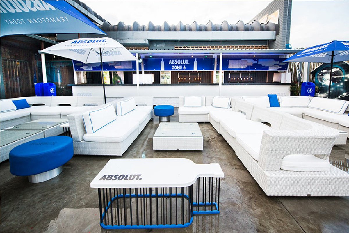 infin8surfacing's tweet photo. As solid surfacing specialists we love bringing cutting edge design to life. Following the brief from @inhouseDstudio we custom made tables in the shape of @absolutsa Vodka bottles which were installed in the courtyard of premium entertainment venue @zone6venue #solidsurfacing https://t.co/bLNTpoAwx4
