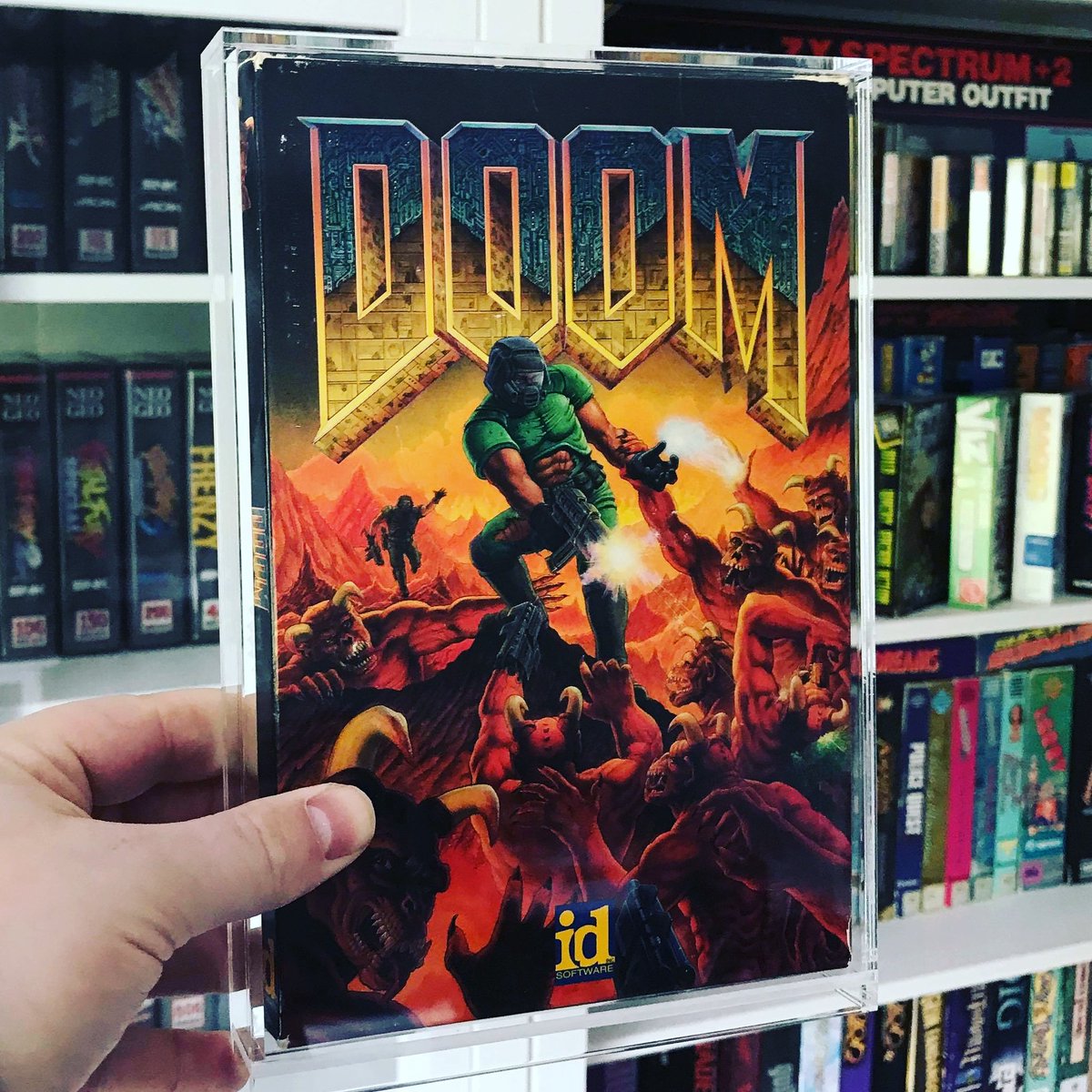PRdisplays's tweet photo. Acrylic PC Game's Case #doom #doomclassic #doomclassiccomplete #idsoftware #bethesdasoftware #1996 #pcdigital #actionadventure #acrylic #displays #acrylicdisplays #prdisplays https://t.co/QjChZKJPWT